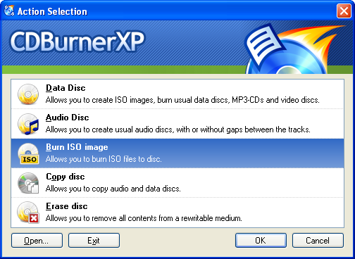 CDBurnerXP - Best DVD burning software