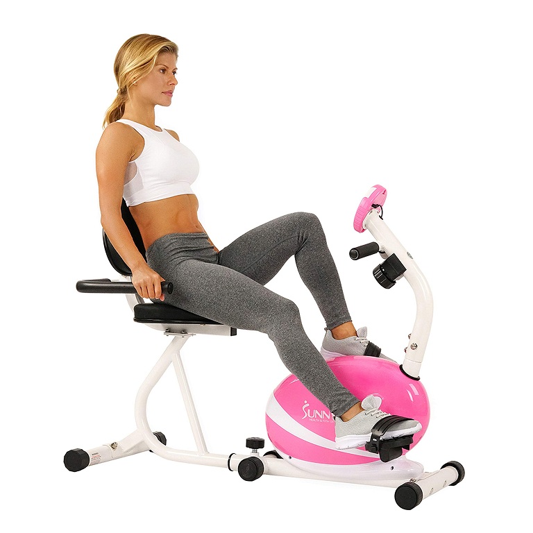 Sunny Health & Fitness Magnetic Recumbent Bike - Best Low Impact Exercise Machines