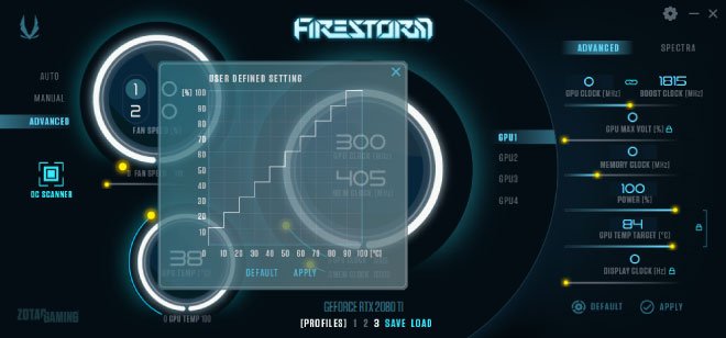 Zotac Firestorm - Fan Control Software