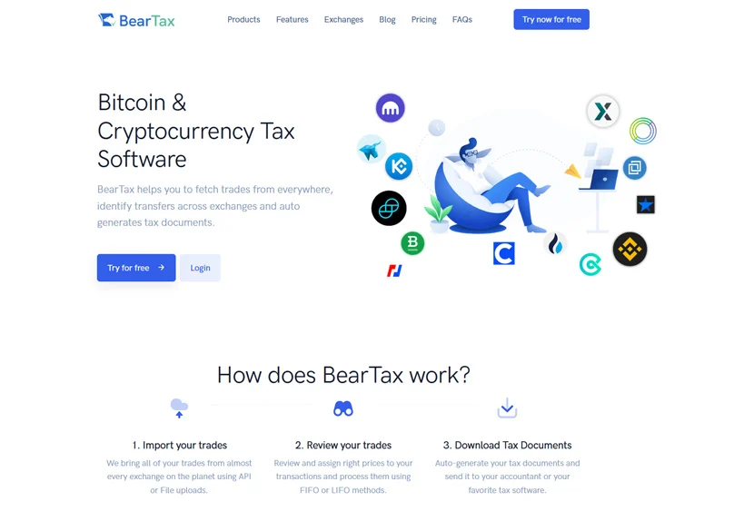 Bear.Tax - Best crypto tax software